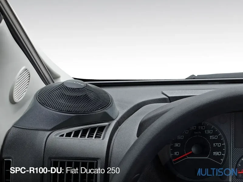 Alpine SPC-R100-DU - Système Companion Radial On-Dash 12 cm pour Fiat Ducato 3