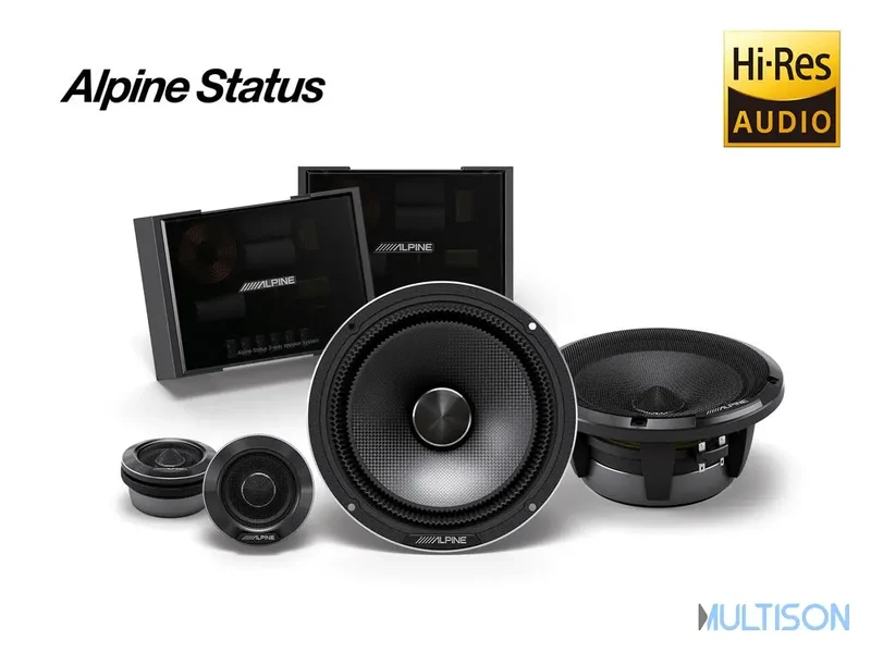 Alpine HDZ-65C - Haut-parleurs 16.5 cm 100 W RMS Hi-Res à 2 voies