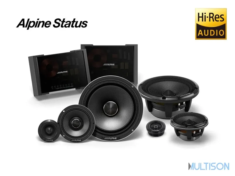 Alpine HDZ-653S - Haut-parleurs 16.5 cm 100 W RMS Hi-Res à 3 voies