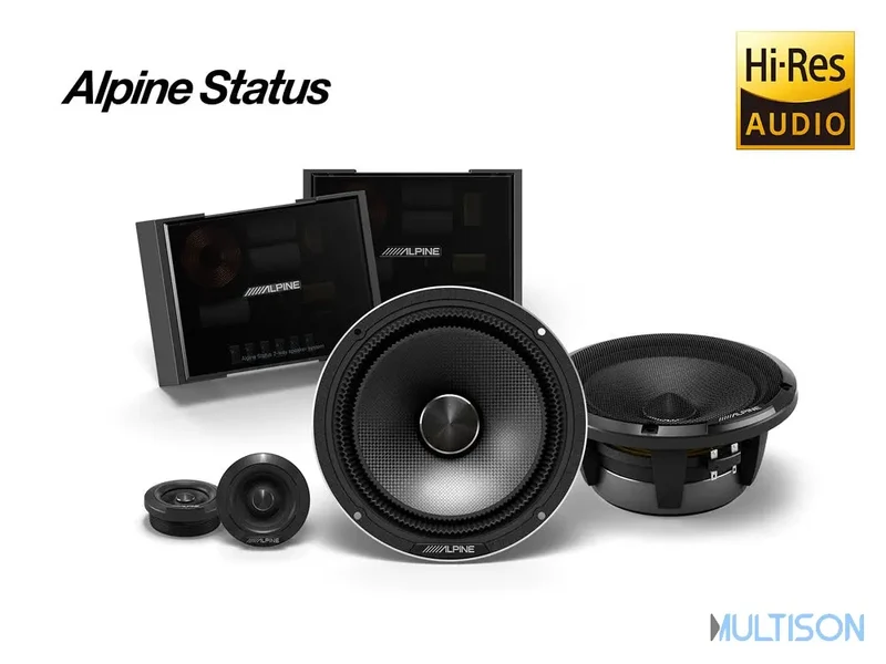 Alpine HDZ-65CS - Haut-parleurs 16,5 cm Hi-Res à 2 voies et à faible encombrement