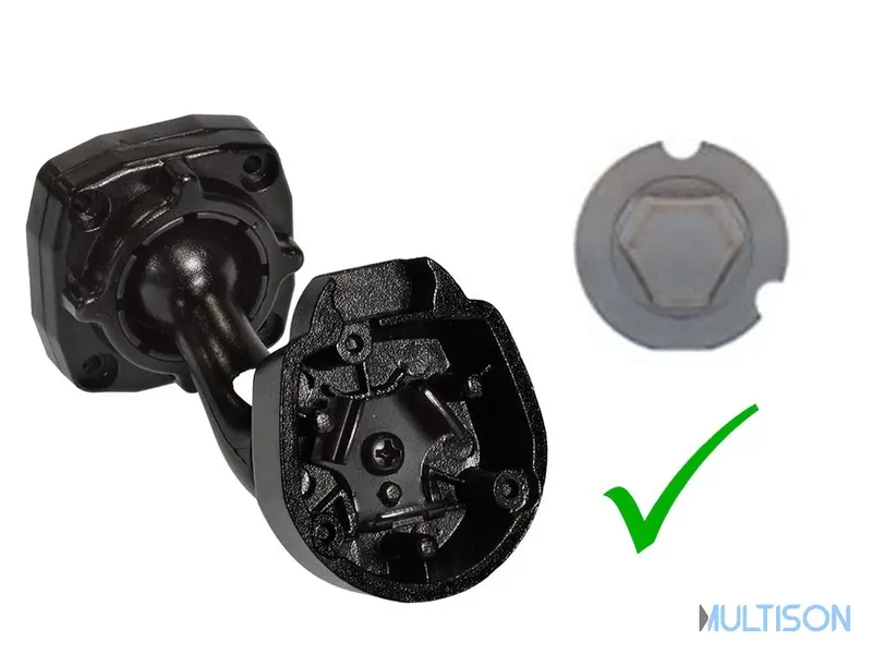 Alpine KTE-DME-BSTEL - Kit d'installation pour rétroviseur DME-R1200 sur Fiat Ducato