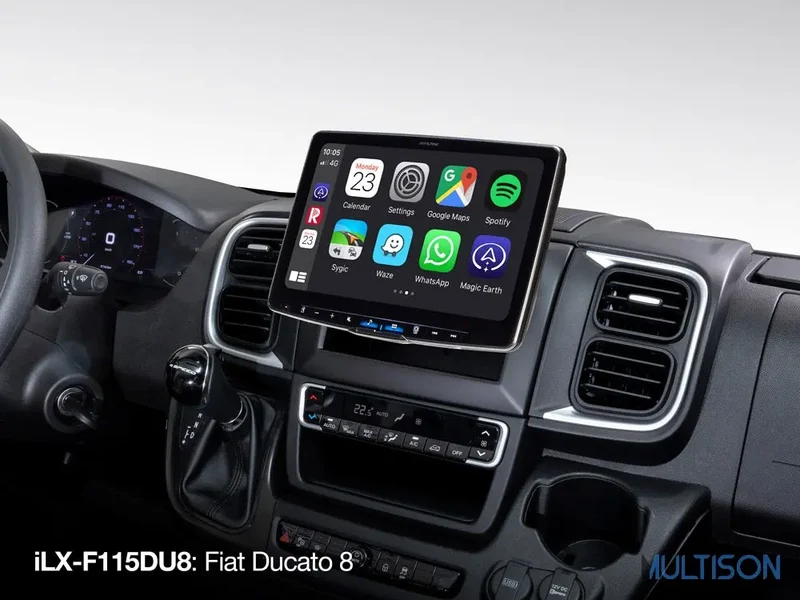 Alpine iLX-F115DU8 - Autoradio Carplay Android auto 11 Pouces Fiat Ducato 8