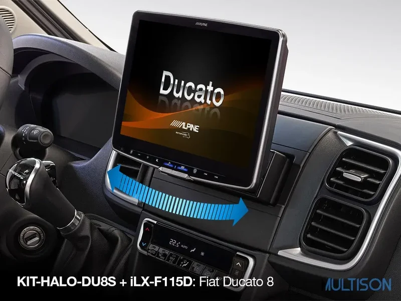 Alpine iLX-F115DU8S - Autoradio 11 Pouces Carplay Android Auto pour Fiat Ducato 8