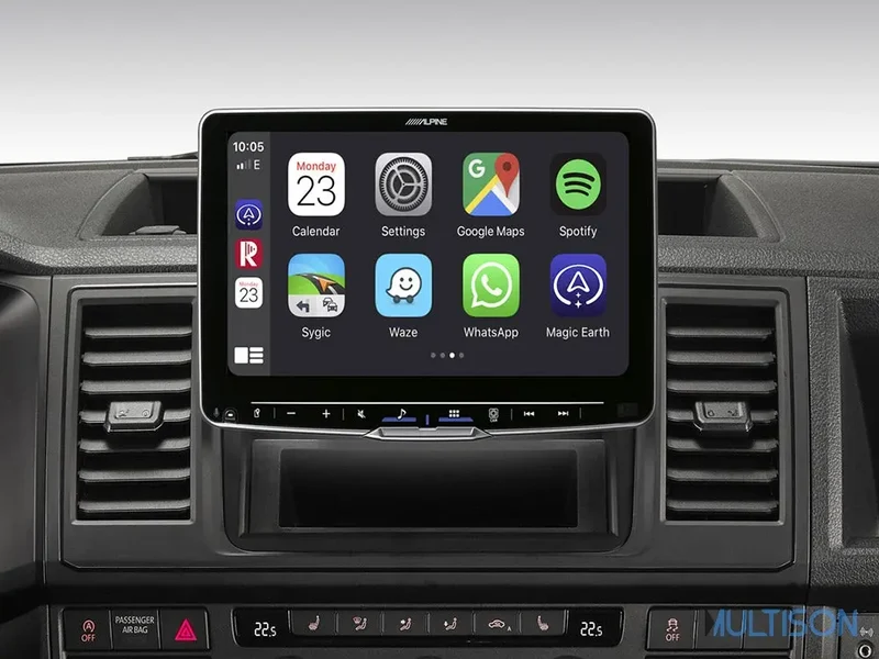 Alpine iLX-F905T6 - Autoradio 9 Pouces Apple CarPlay sans fil Volkswagen T6