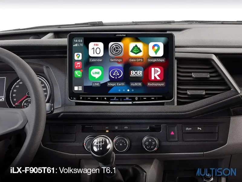 Alpine iLX-F905T61 - Autoradio 9 Pouces Apple CarPlay Volkswagen T6.1 (2019-2022)