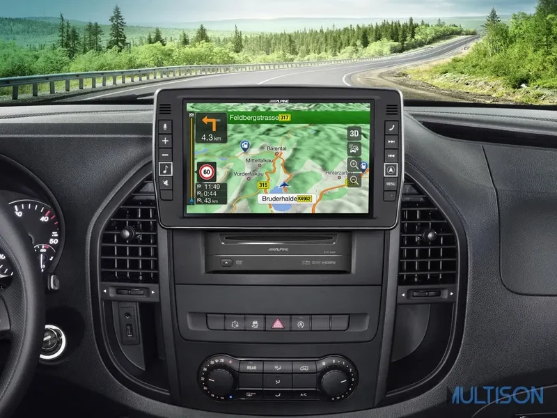 Alpine X903D-V447 - Écran de navigation tactile 9 pouces pour Mercedes Vito (447)