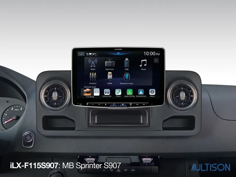 Alpine iLX-F115S907 – Station Multimédia 11 Pouces Mercedes Sprinter 907