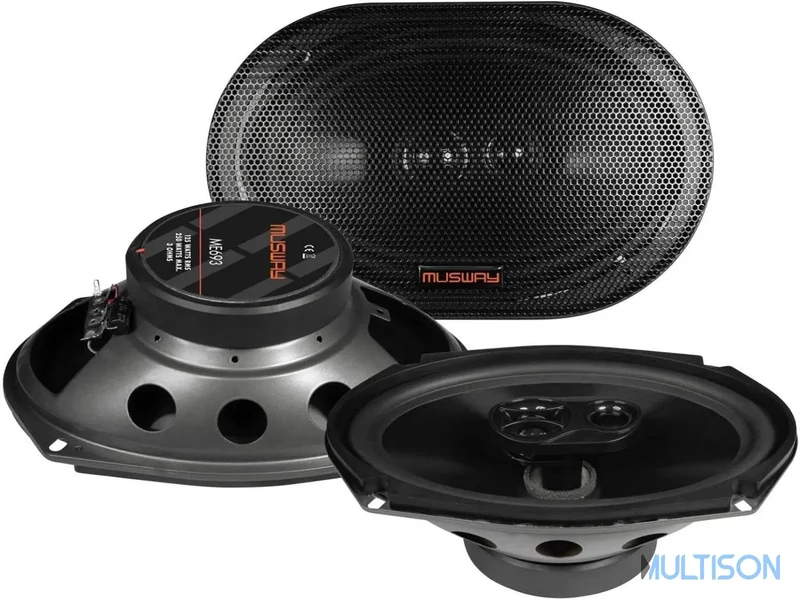 MUSWAY ME693 - Haut-parleurs triaxiaux 6x9", 250W max
