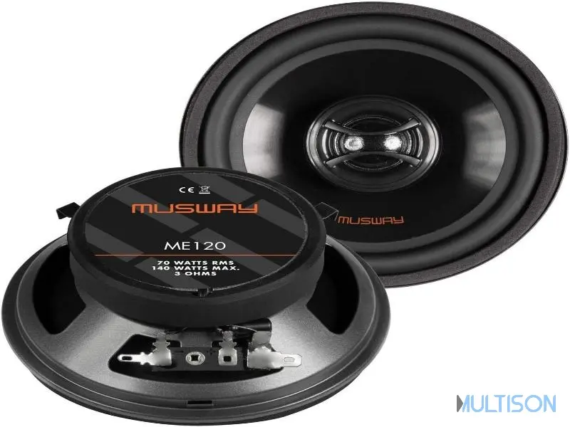 MUSWAY ME120 - Haut-parleurs coaxiaux 12 cm, 140W max