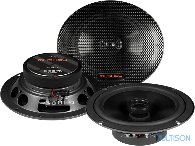 MUSWAY ME62 - Haut-parleurs coaxiaux 16 cm, 160W max