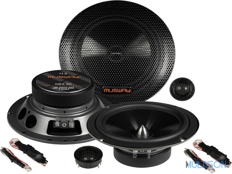 Musway ME6.2C - Kit Haut-Parleurs 16.5 Cm 100W RMS