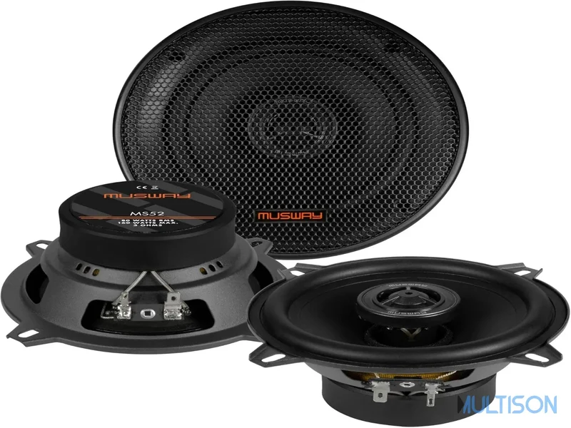Musway MS52 - Haut-Parleurs 13 Cm 2 Voies 80W RMS