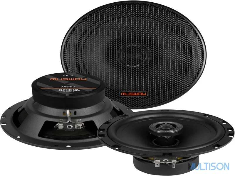 Musway MS62 - Haut-Parleurs 16.5Cm 2 Voies 90W RMS