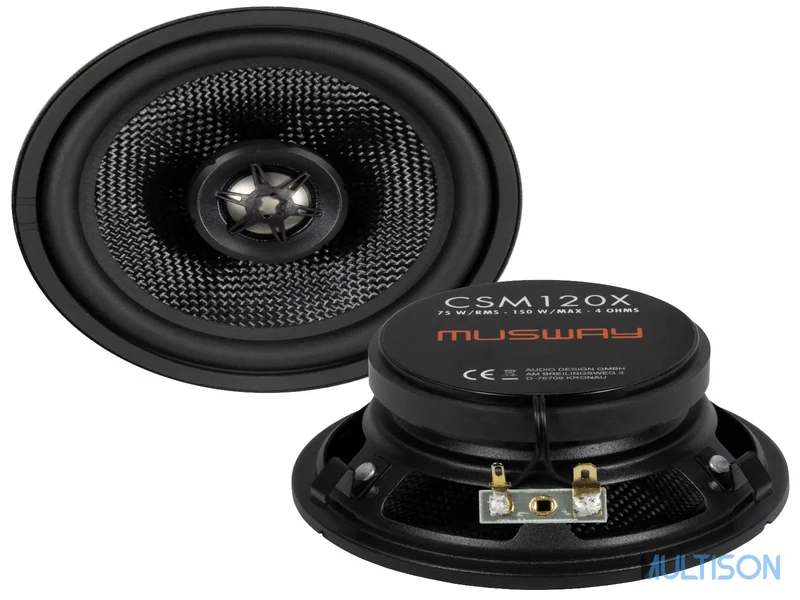 MUSWAY CSM120X Haut-parleurs Pour Mercedes-Benz W124