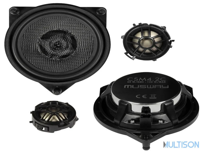 MUSWAY CSM4.2C - Kit Haut-Parleurs 10 cm pour Mercedes-Benz