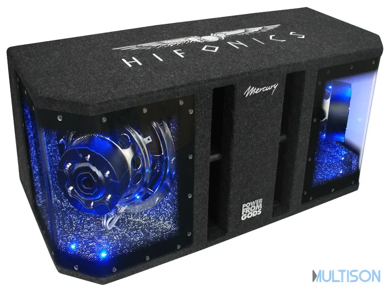 HIFONICS MR10DUAL - Caisson de Basses Bandpass Dual 2 x 25 cm 800 Watts RMS