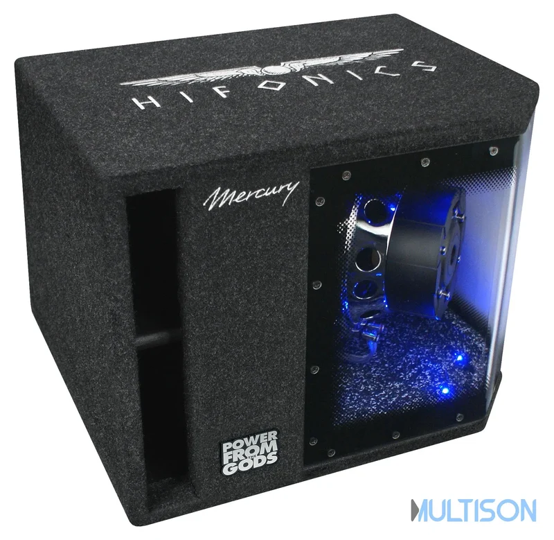 HIFONICS MR10BP - Caisson de Basses Bandpass 25 cm LED 400 Watts RMS