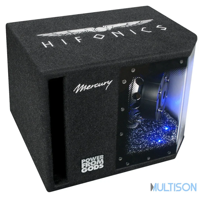 HIFONICS MR8BP - Caisson de Basses Bandpass 20 cm LED 300 Watts RMS