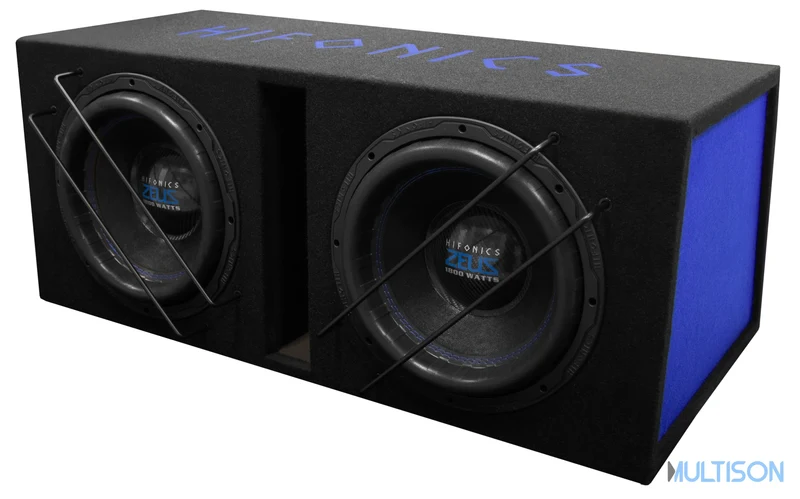HIFONICS ZSPL12DUAL - Caisson Bass-Reflex 2x30 Cm 1200 Watts RMS