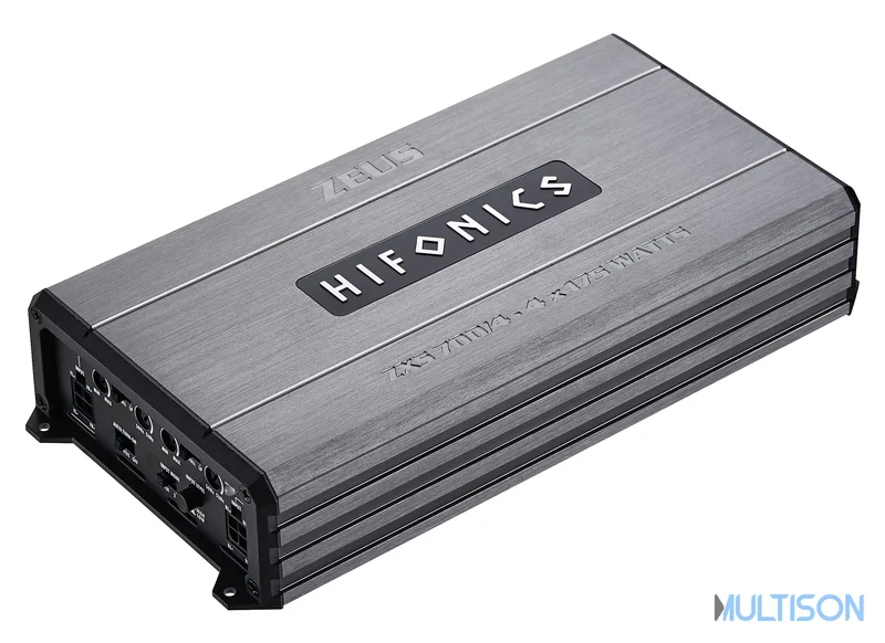HIFONICS ZXS700/4 - Amplificateur Compact 4 Canaux Class D ZEUS STREET
