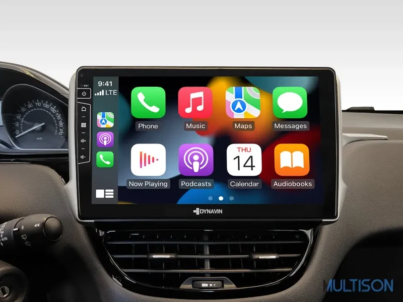 DYNAVIN D9-PG208 Premium Flex : Autoradio Carplay Android 10,1 pouces pour Peugeot 208